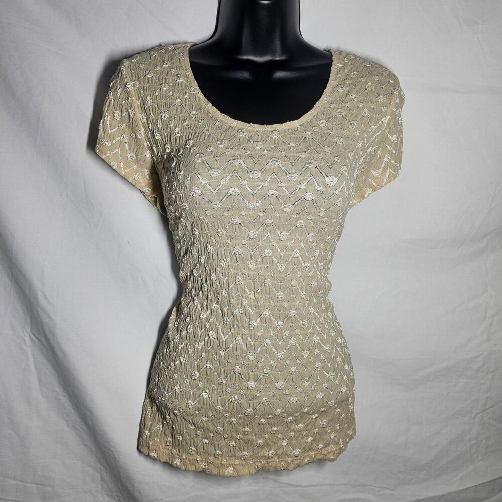Vintage y2k cream lace fairy whimsigoth top